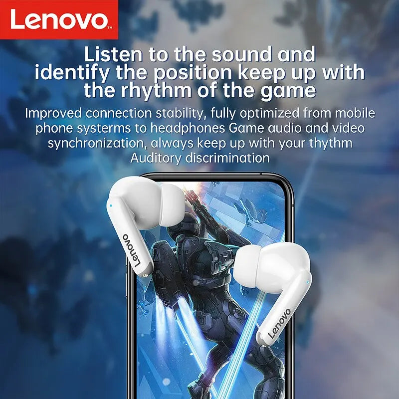 Fones de Ouvido Bluetooth 5.3 Lenovo-XT88 TWS com Microfone Duplo