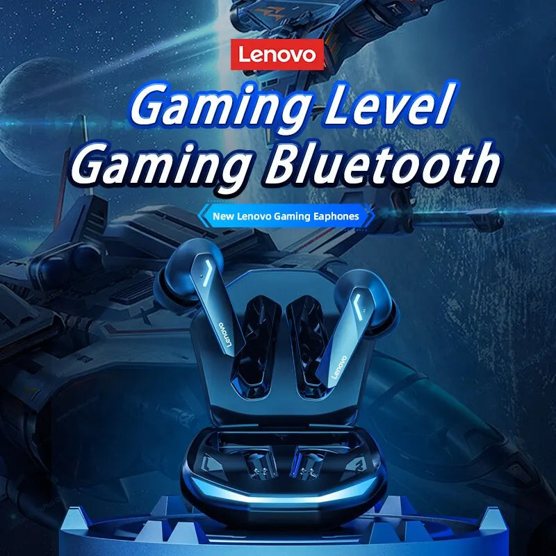 Fones De Ouvido Bluetooth com Microfone Lenovo-GM2 Pro