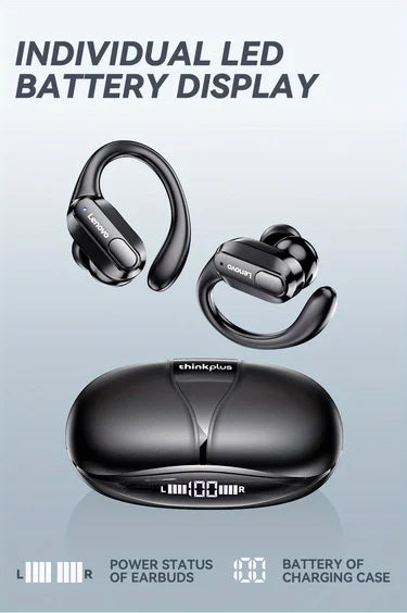 Fone de Ouvido XT80 Esportivo Bluetooth 5.3 Sem Fio TWS À Prova D'água