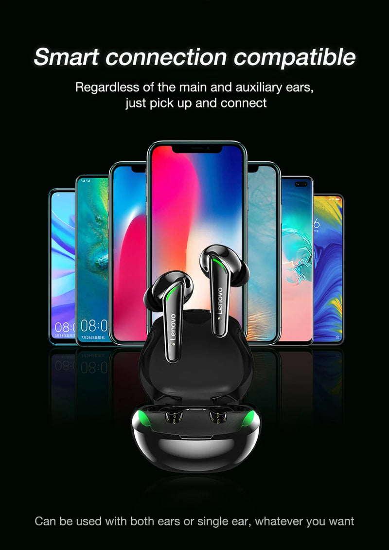 Fones de Ouvido Lenovo XT92 TWS Bluetooth 5.1